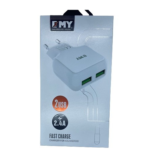 EMY MY-220 2USB Charger